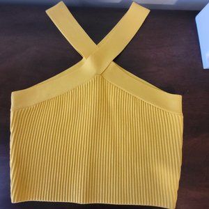 NWT Criss Cross Crop Top size Juniors S/M